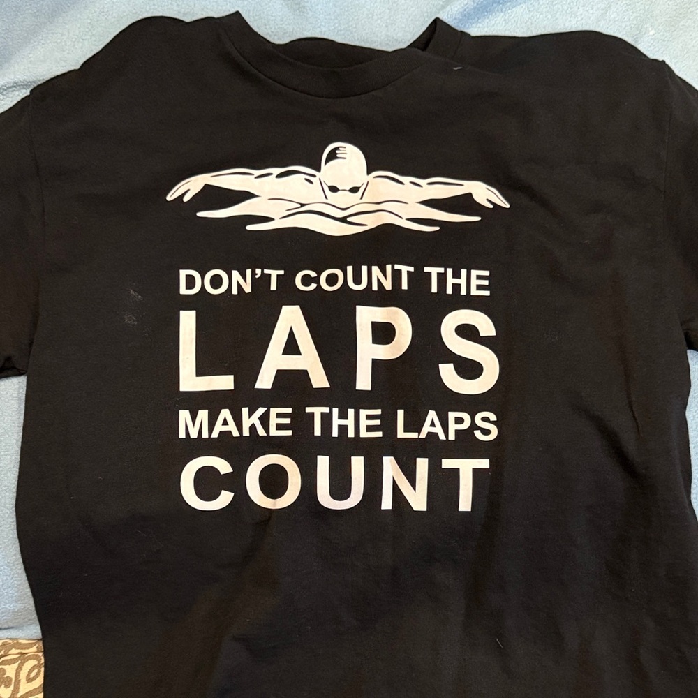 Gildan Black T-Shirt with Motivational Print